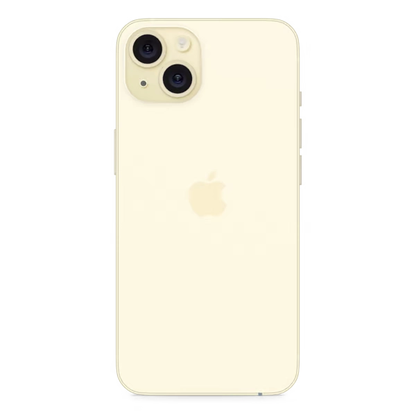 iphone 15 yellow back side