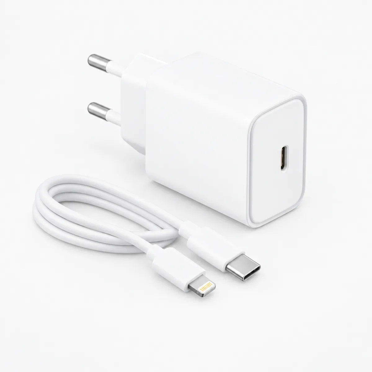 Φορτιστής 20W Moxom MX-HC310 με καλώδιο USB-C σε Lightning
