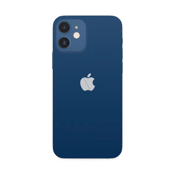 iPhone 12 mini blue back side