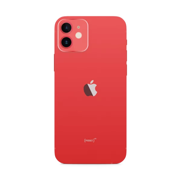 iPhone 12 mini red back side