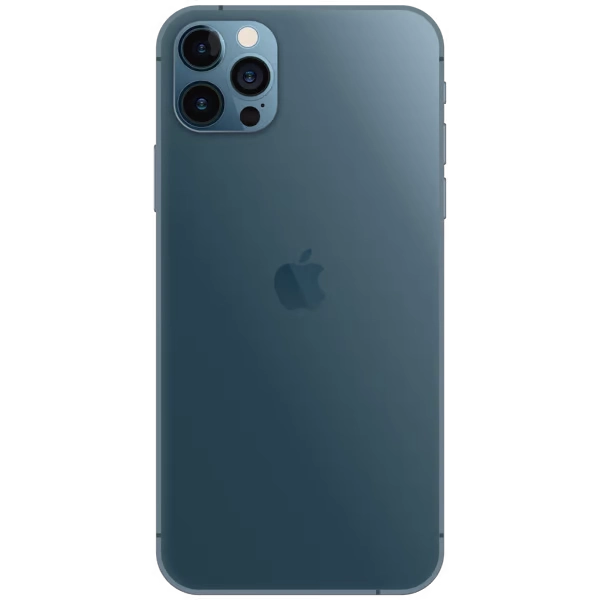 iPhone 12 pro max pacific blue back side