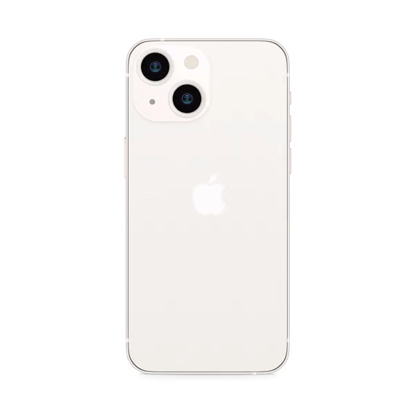 iphone 13 mini starlight back side