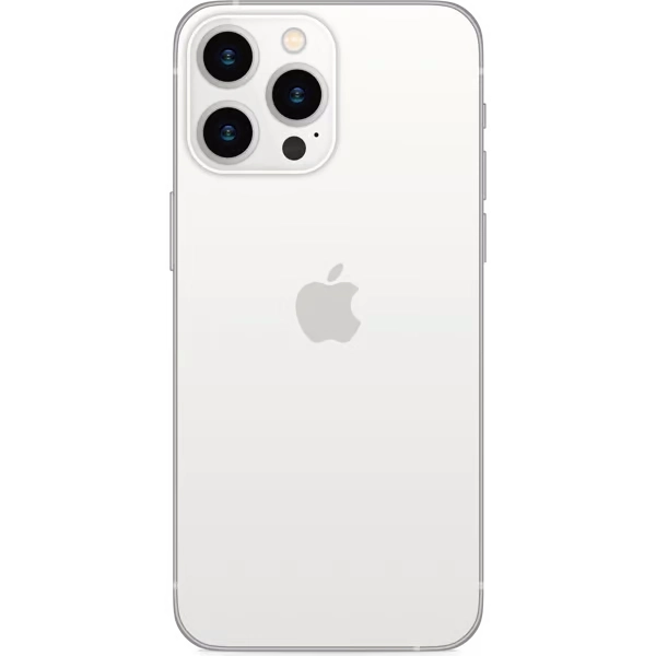iphone 13 pro max silver back side