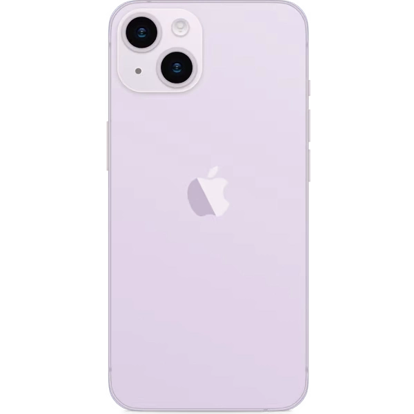 iPhone 14 plus purple back side