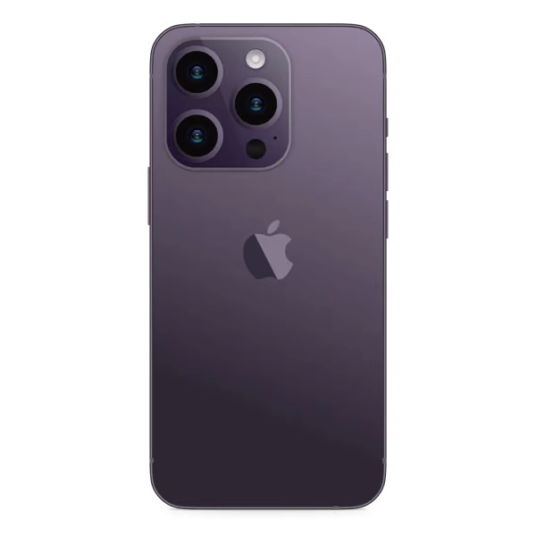 iphone 14 Pro deep purple back side