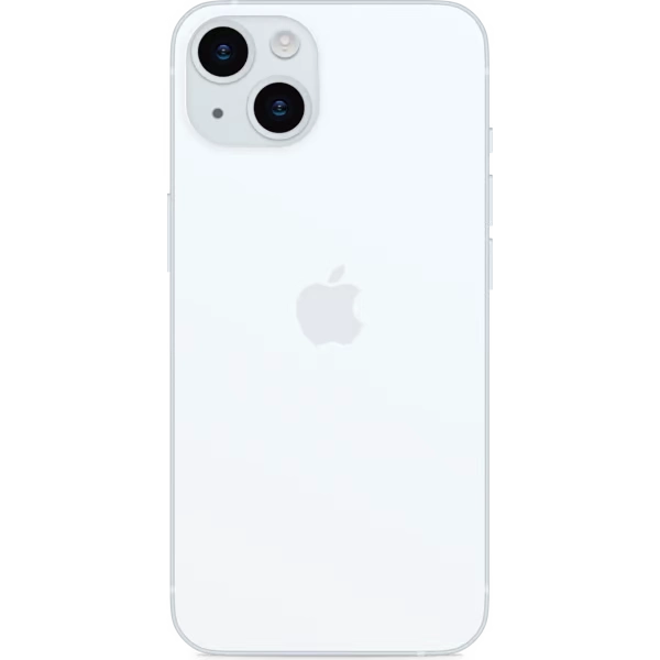 iPhone 15 plus blue back side